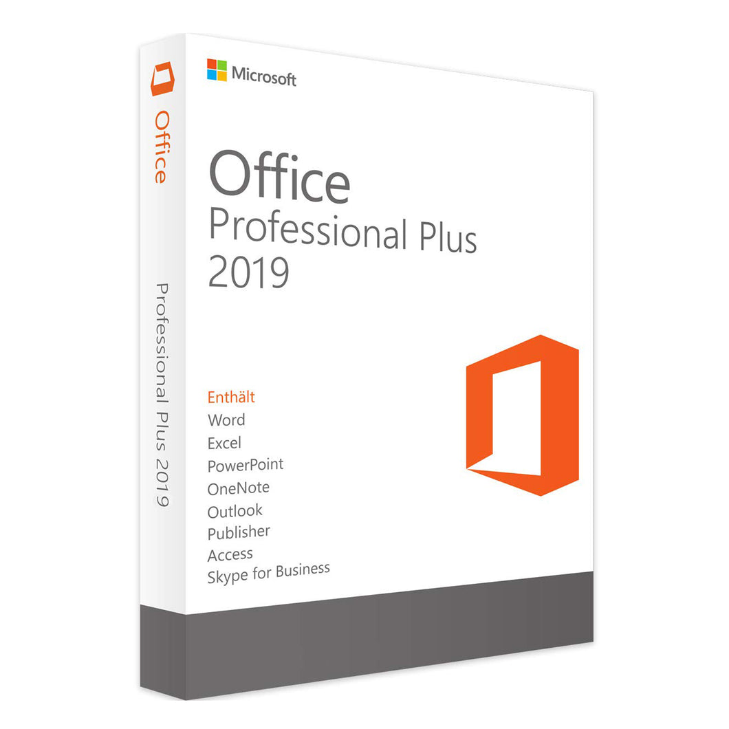 Microsoft Office 2019 Professional Plus - 1 PC Digital License Key for Windows 10/11 Only